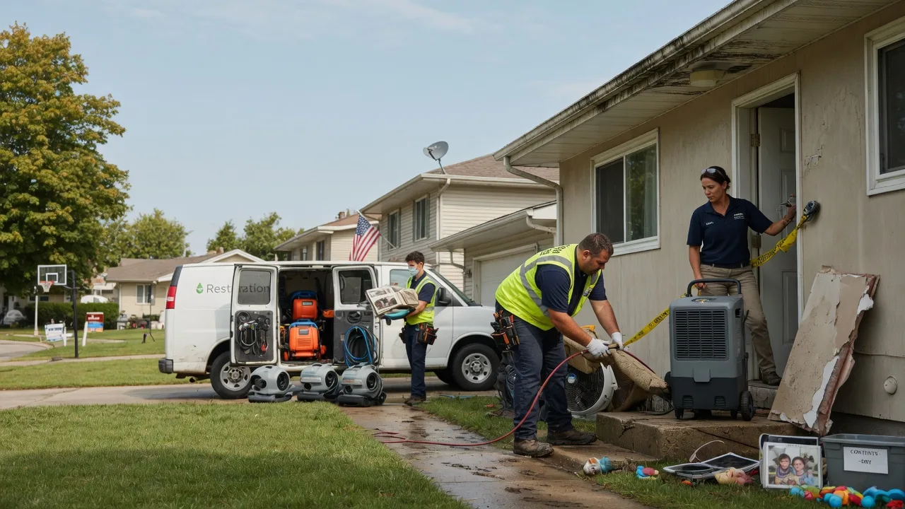 Water Damage Restoration in Bradford, IA near me